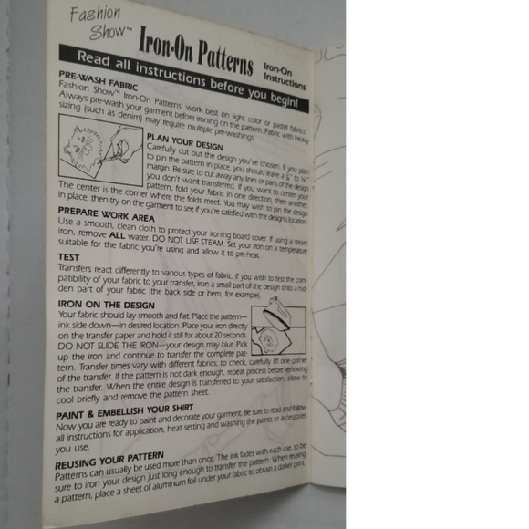 Vtg Iron on patterns Skateboard clothes design - Picture 3 of 4